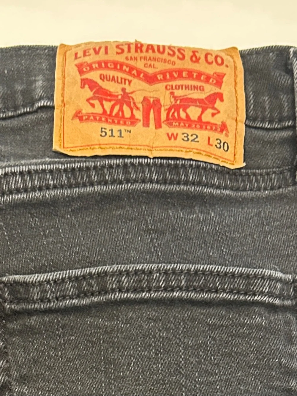 Men’s Black Slim Bootcut Jeans